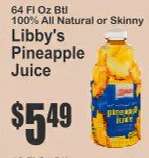 Libby's Pineapple Juice