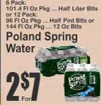Poland Spring Water