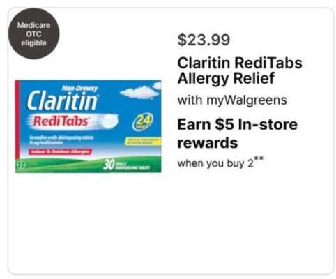 Claritin RediTabs Allergy Relief