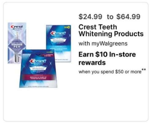 Crest Teeth Whitening Products
