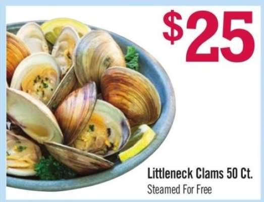 Littleneck Clams 50 Ct.
