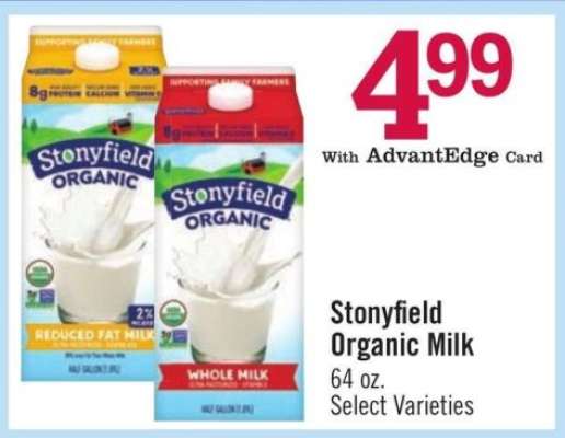 Stonyfield Organic Milk