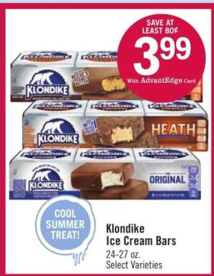 Klondike Ice Cream Bars