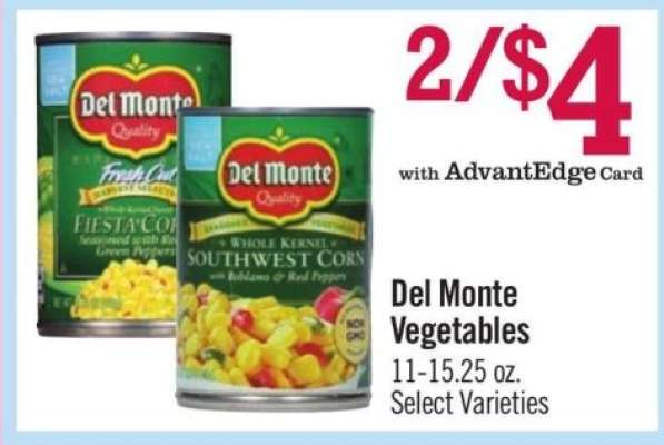 Del Monte Vegetables*