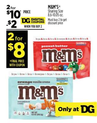 M&M's Sharing Size