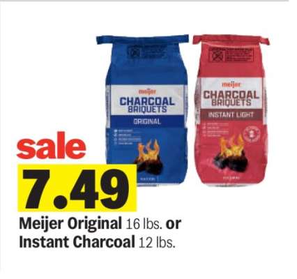 Meijer Original or Instant Charcoal