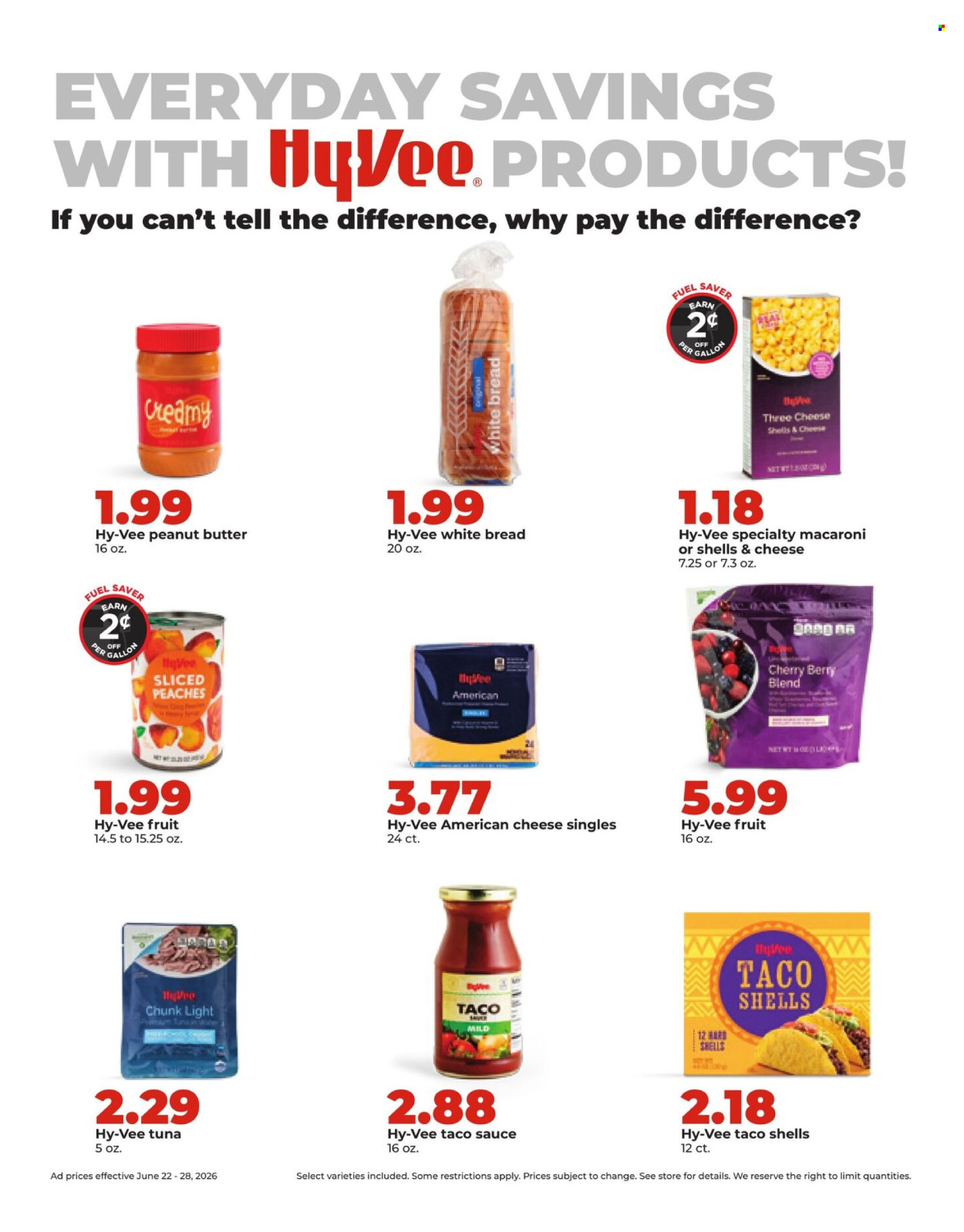 Hy-Vee ad - 06/22/2026 - 06/28/2026. Page 19