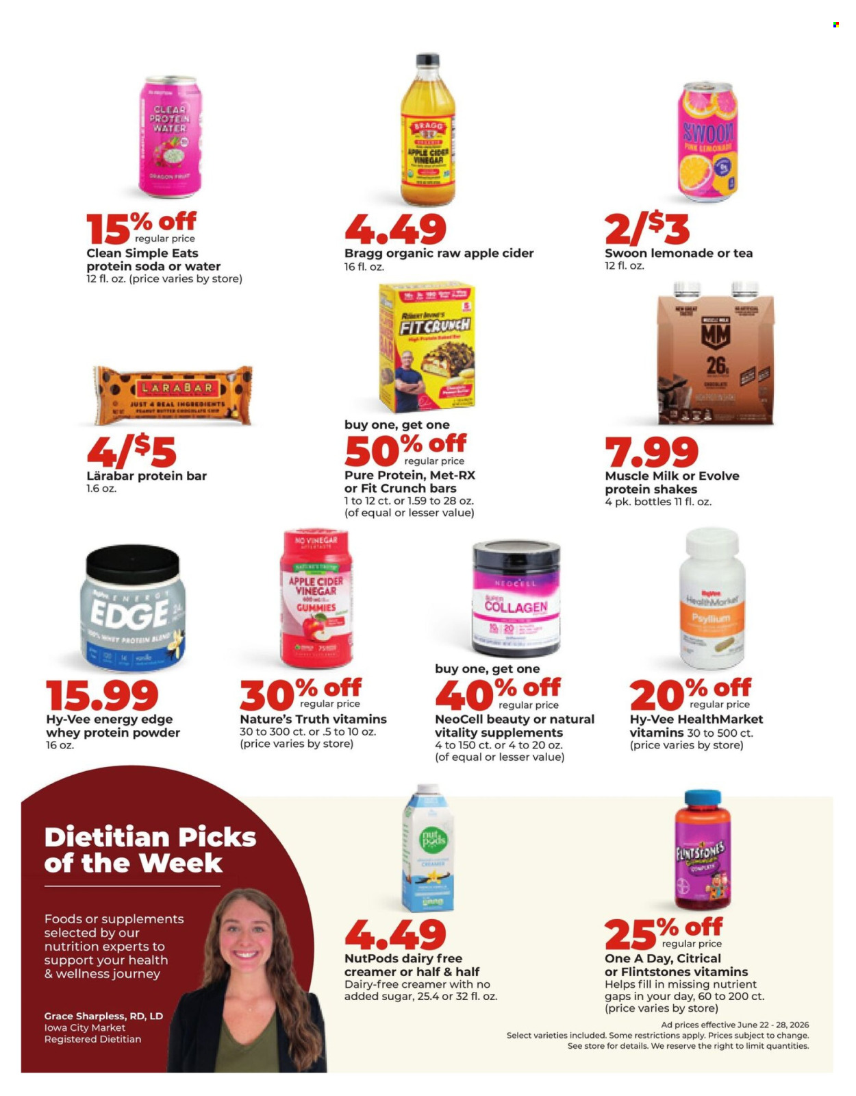 Hy-Vee ad - 06/22/2026 - 06/28/2026. Page 30