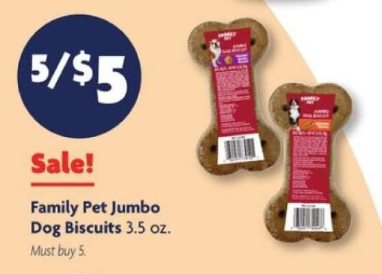 Family Pet Jumbo Dog Biscuits