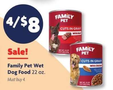 Family Pet Wet Dog Food