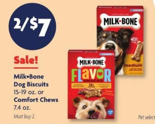 Milk-Bone Dog Biscuits or Comfort Chews