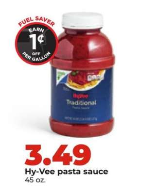 Hy-Vee pasta sauce