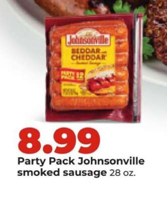Party Pack Johnsonville Smoked Sausage