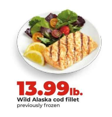 Wild Alaska cod fillet