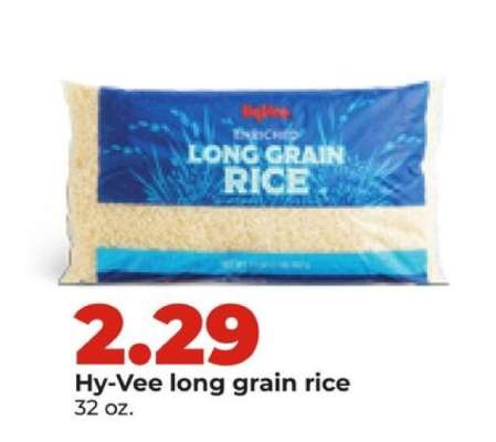 Hy-Vee long grain rice