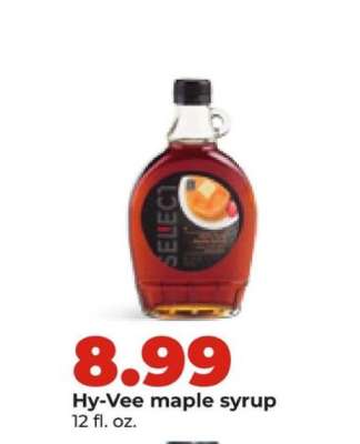 Hy-Vee maple syrup