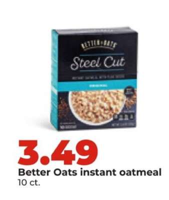 Better Oats Instant Oatmeal