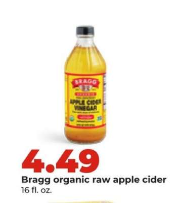 Bragg organic raw apple cider