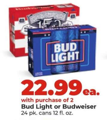 Bud Light or Budweiser*