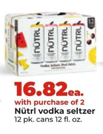 NÜTRL vodka seltzer