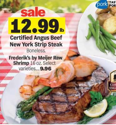 Certified Angus Beef New York Strip Steak