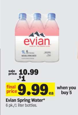 Evian Spring Water