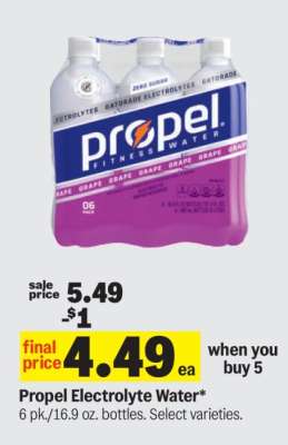 Propel Electrolyte Water*