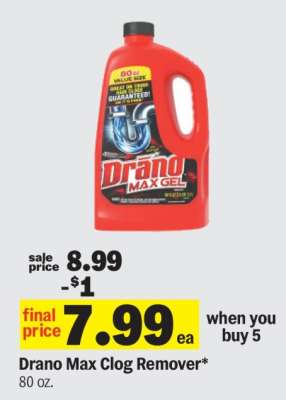 Drano Max Clog Remover