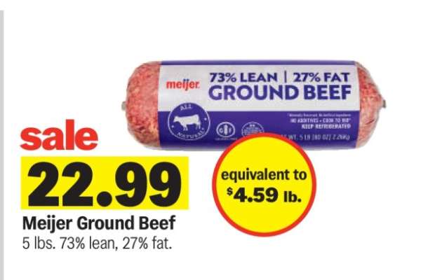 Meijer Ground Beef*