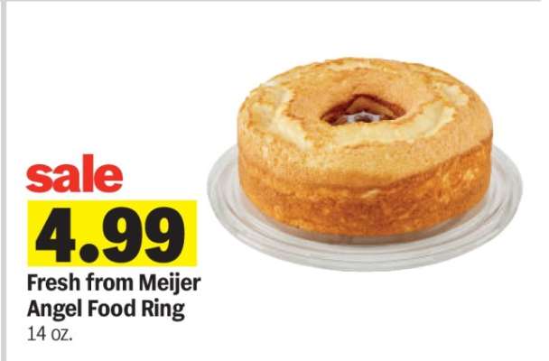 Fresh from Meijer Angel Food Ring