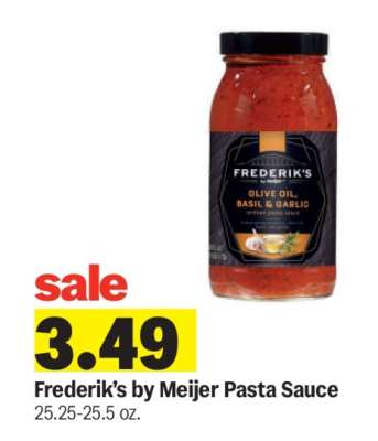 Frederik's by Meijer Pasta Sauce