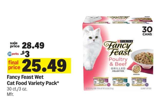 Fancy Feast Wet Cat Food Variety Pack