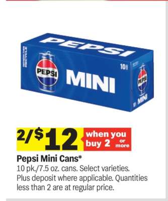 Pepsi Mini Cans