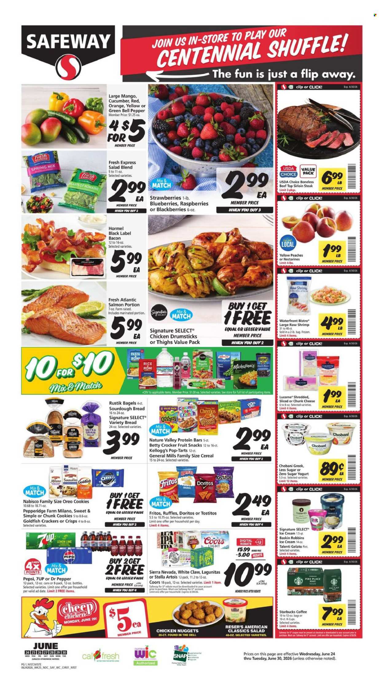 Safeway ad - 06/24/2026 - 06/30/2026. Page 1