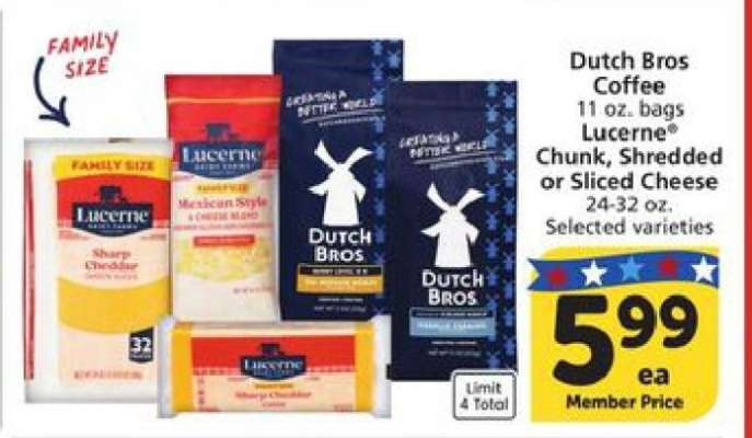 Dutch Bros Coffee & Lucerne Cheese