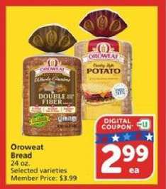 Oroweat Bread