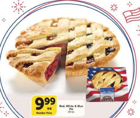 Red, White & Blue Pie