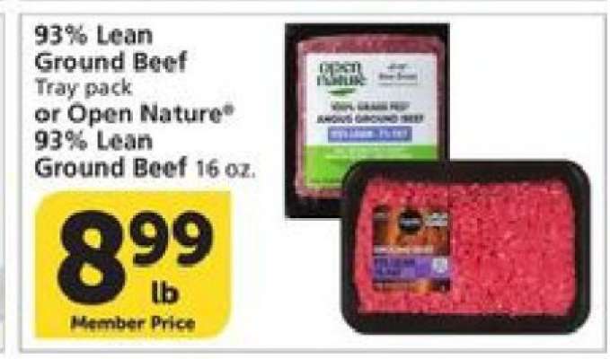 93% Lean Ground Beef