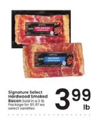 Signature Select Hardwood Smoked Bacon