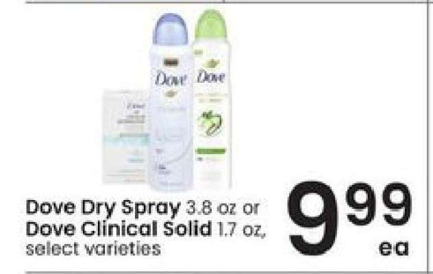 Dove Dry Spray or Dove Clinical Solid