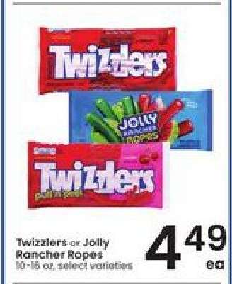 Twizzlers or Jolly Rancher Ropes