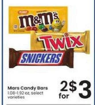 Mars Candy Bars