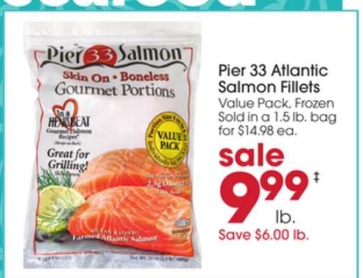 Pier 33 Atlantic Salmon Fillets