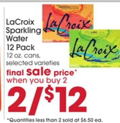 LaCroix Sparkling Water 12 Pack