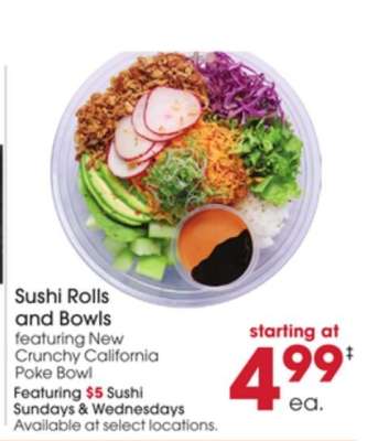Sushi Rolls and Bowls