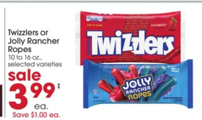 Twizzlers or Jolly Rancher Ropes