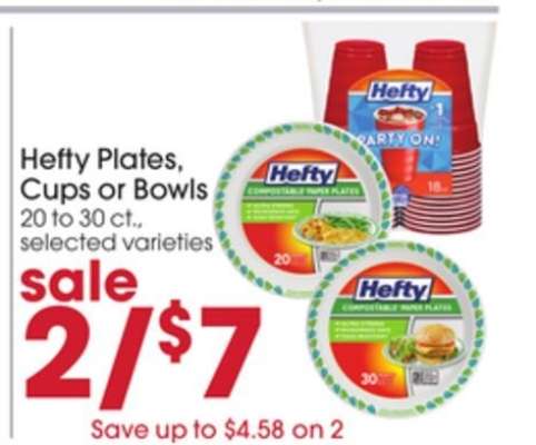 Hefty Plates, Cups or Bowls