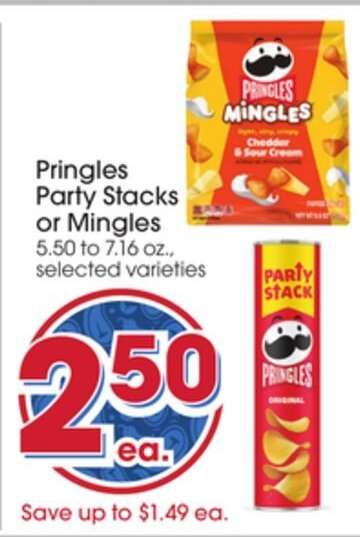 Pringles Party Stacks or Mingles