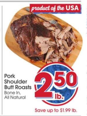Pork Shoulder Butt Roasts