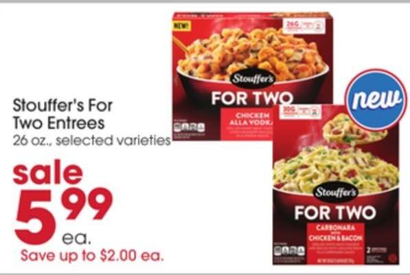 Stouffer's For Two Entrees